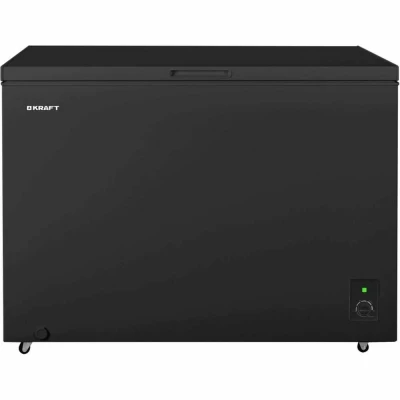 Морозильный ларь KRAFT BD (W)-340BRX, 340/310 л, класс A+, черный, ручная разморозка 