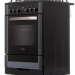 Кухонная плита GEFEST 6502-03 0044, конфорок газовых - 4 шт, духовка - 55 л, покрытие - стеклокерамика, электроподжиг 