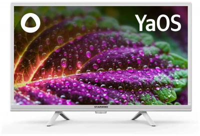 24" Телевизор STARWIND SW-LED24SG312 LED, HDR на платформе Яндекс.ТВ, белый