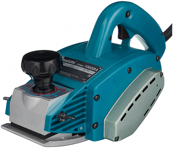 Сетевой электрорубанок Makita 1002BA, 1050 Вт синий/серый