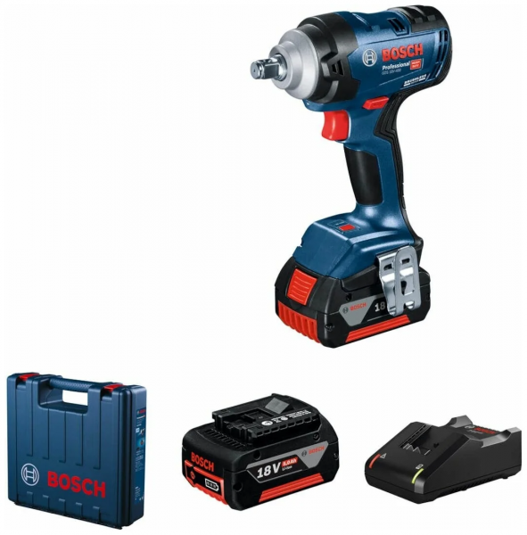 Импульсный гайковерт Bosch GDS 18V-400 Professional 06019K0020