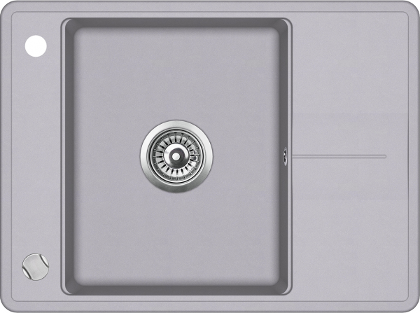 Кухонная мойка Aquasanita Bella SQB102AW (alumetallic 202)