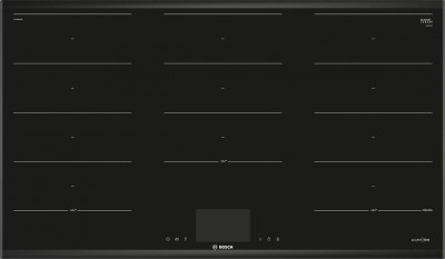 Индукционная варочная панель Bosch PXX995KX5E на 5 конфорки, шириной 91.6 см, черный