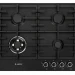 Газовая варочная панель GEFEST ПВГ 1214-01 К2, черная, 4 конфорки, газ-контроль, электророзжиг, чугунные решетки