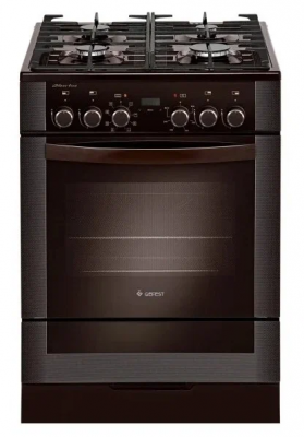 Кухонная плита GEFEST 6502-03 0045, комбинированная, 55 л, 4 конфорки, A, электроподжиг, газ-контроль 