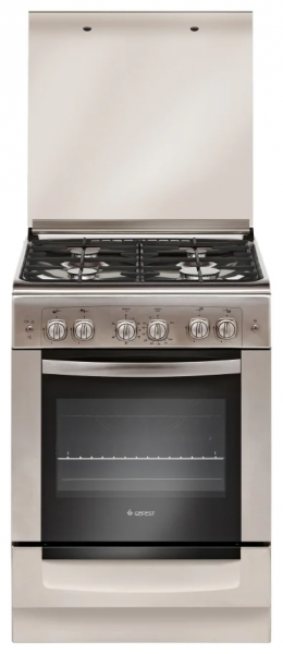 Кухонная плита GEFEST 6100-02 0004, газовая, электроподжиг, газ-контроль духовки, 4 конфорки, 52 л