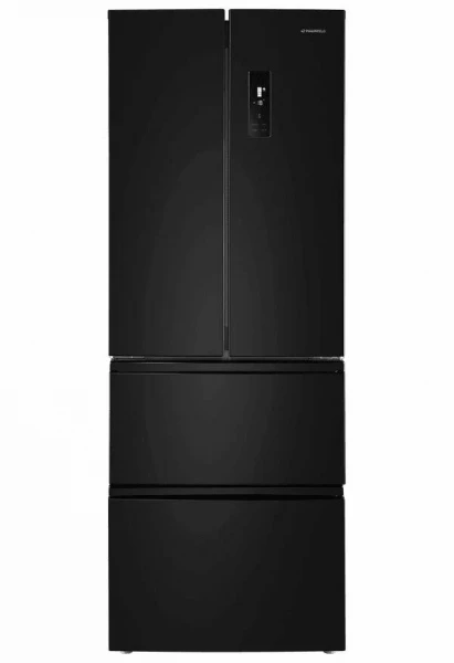 Холодильник MAUNFELD MFF180NFBE01 , 337 л, внешнее покрытие-металл, размораживание - No Frost, дисплей, 65.4 см х 180.2 см х 71.5 см