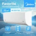 Сплит-система инверторная Midea MSFRW-12N8C2-I/MSFR-12N8C2-O Favorite Inverter, 35 м², управление со смартфона, автоперезапуск, самоочистка внутреннего блока
