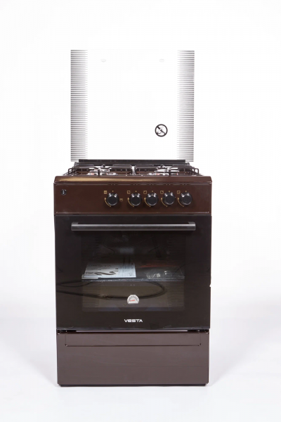 Газовая плита VESTA Bergamo VGG 10-G Коричневый ГК