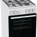 Газовая плита Gorenje GGI5A21WH, белый, 4 конфорки, электроподжиг, эмаль SilverMatte, газ-контроль, 67 л