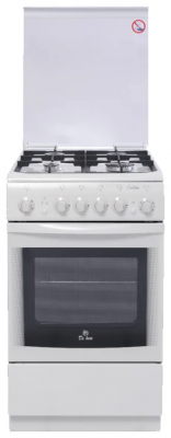 Газовая плита De Luxe 506040.03г, белый