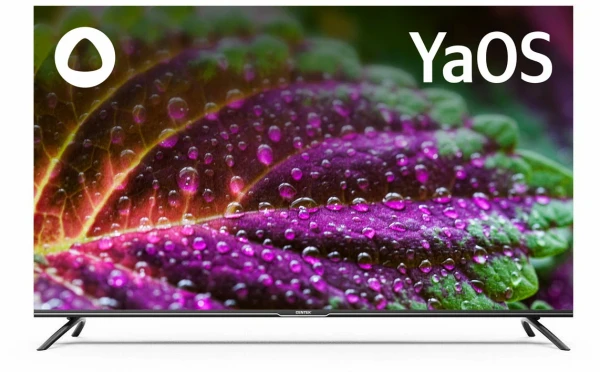 75" CENTEK CT-8575, 4K Ultra HD, черный, смарт ТВ