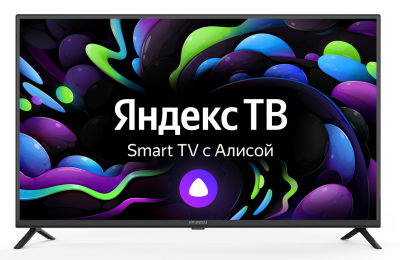 43" Телевизор Hyundai H-LED43FS5003 2021 LED на платформе Яндекс.ТВ, черный