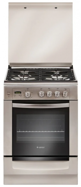 Кухонная плита GEFEST 6100-03 0004, газовая, электроподжиг, газ-контроль, 4 конфорки, 52 л