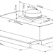 Встраиваемая вытяжка Candy CBT6020/2X-07, серебристый