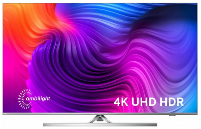 65" Телевизор Philips 65PUS8506 2021 HDR, LED, серебристый