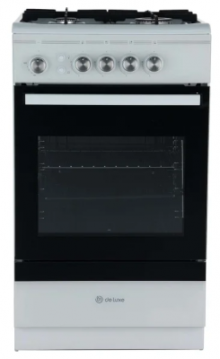 Газовая плита De Luxe 506040.24Г ЧР, белый