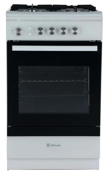 Газовая плита De Luxe 506040.24Г ЧР, белый