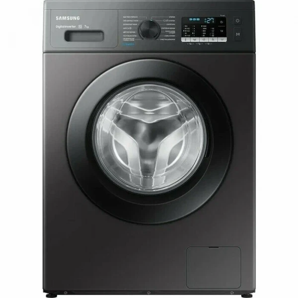 Стиральная машина Samsung WW70AG5S20CXLP, серый, 7кг, 1200об/мин, инверторная, с паром, 14 программ