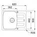 Кухонная мойка Franke Antea AZG 611-62 (оникс)