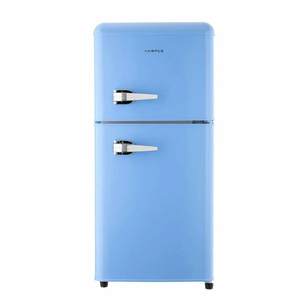 Холодильник HARPER HRF-T120M BLUE двухкамерный, 118 л, A+, синий