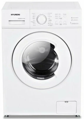 Стиральная машина Hyundai WMA6003, белая, 6 кг, 1000 об/мин, 8 программ, с фронтальной загрузкой