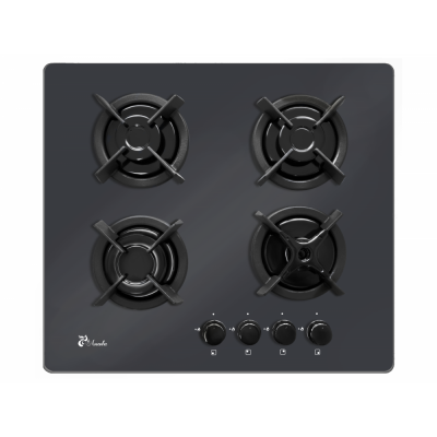 Газовая варочная панель ЛЫСЬВА GR0460G00 (ПГВ 43 К) черная