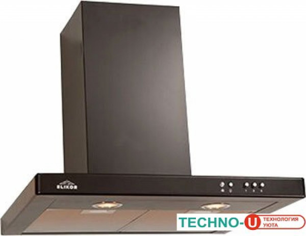 Кухонная вытяжка Elikor Квадра 90П-650-К3Д (антрацит), антивозвратный клапан, антивозвратный клапан, 