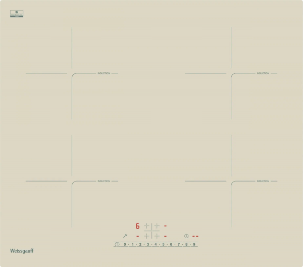 Индукционная варочная панель WEISSGAUFF HI 640 GSC