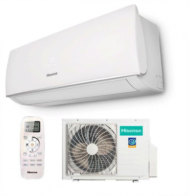 Сплит-система Hisense SMART DC Inverter AS-07UW4RYDDB00, хладагент R32, индикация утечки хладагента, 4D AUTO Air,  5 скоростей вентилятора внутреннего блока