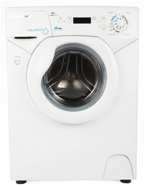 Стиральная машина Candy AQUA 114D2-07, белая, 4 кг, 1100 об/мин, 9 программ 