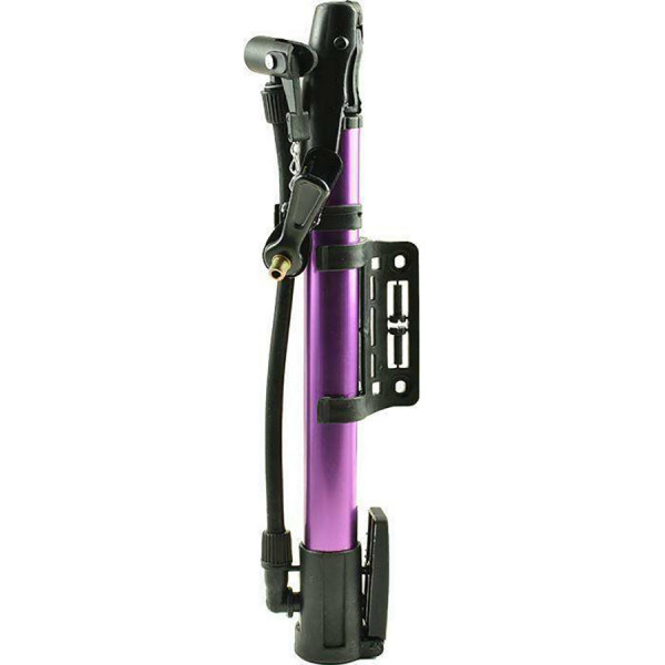 Насос JOY KIE JC314, пластик,Т-ручка,шланг,авто/вело,подножка,игла