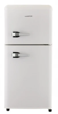 Холодильник HARPER HRF-T120M WHITE двухкамерный, 118 л, A+, белый