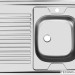 Кухонная мойка Ukinox STD800.600-5C 0RS