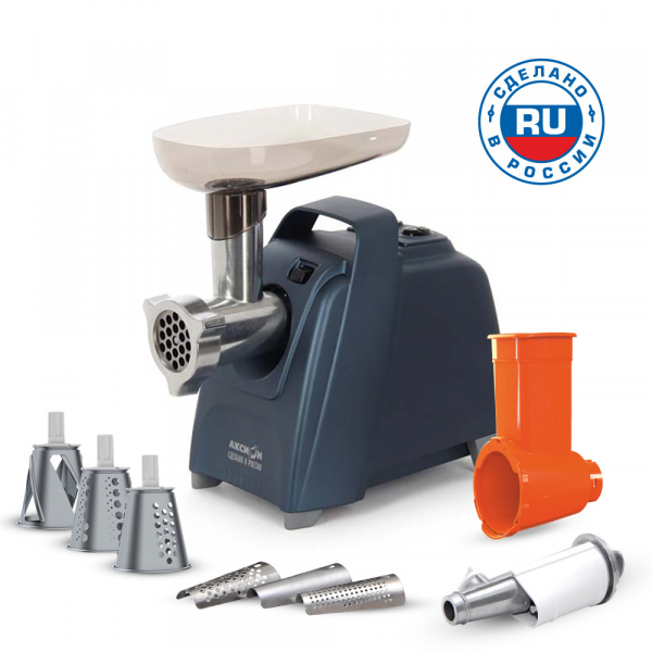 Мясорубка Аксион М 61.02 темно-синий