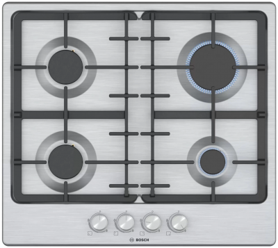 Газовая варочная панель Bosch PGP6B5O92R, серебристый