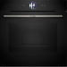 Духовой шкаф Bosch HSG7364B1 электрический, шириной 59.4 см, черный, EcoClean очистка