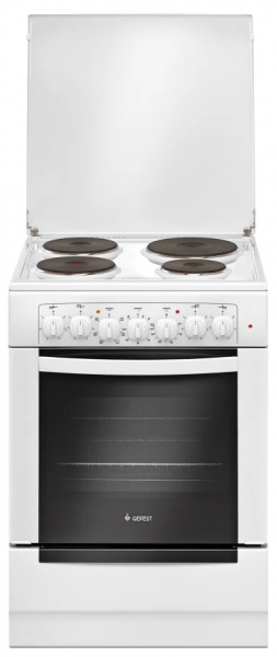 Кухонная плита GEFEST 6140-02, электрическая, конфорок 4, духовка электрическая 55л