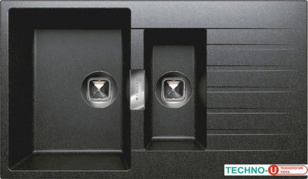 Кухонная мойка Tolero Loft TL-860 (черный)