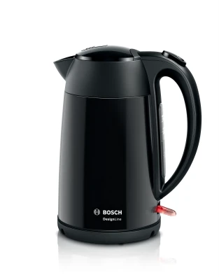 Чайник Bosch TWK3P423 черный, 1.7 л, 2400 Вт, съемный фильтр