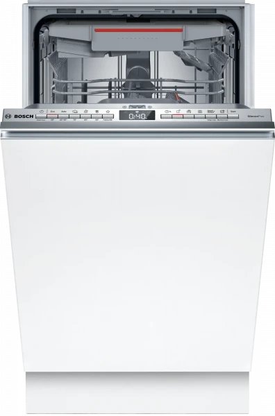 Посудомоечная машина встраиваемая BOSCH SPV4EMX24E, узкая 45 см, теплообменник, автооткрывание дверцы