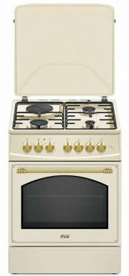 Комбинированная плита MIU Granma 613S Бежевый