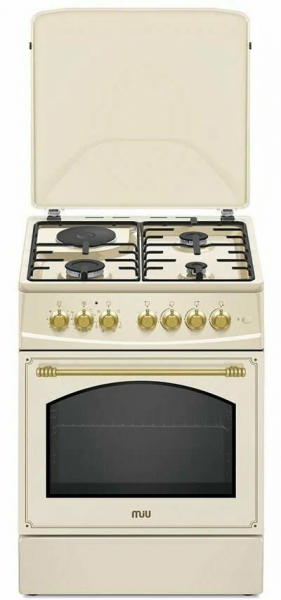 Комбинированная плита MIU Granma 613S Бежевый