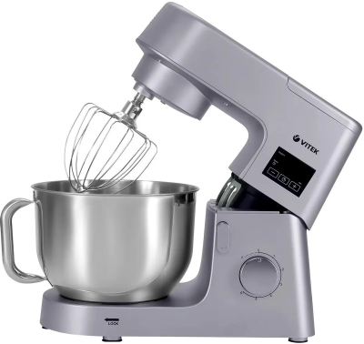 Миксер планетарный VITEK VT-PM0550 2000Вт серебристый