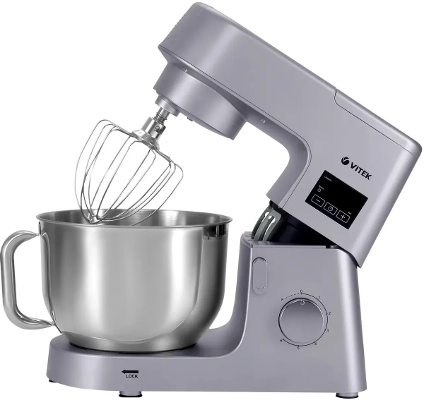 Миксер планетарный VITEK VT-PM0550 2000Вт серебристый