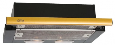 Встраиваемая вытяжка ELIKOR Интегра 50, цвет корпуса черный/дуб неокрашенный, цвет окантовки/панели дерево