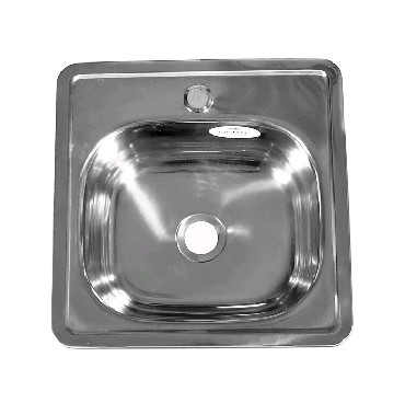 Врезная кухонная мойка Fabia 4848 0.6/180, 48х48см, нержавеющая сталь