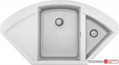 Кухонная мойка Elleci Easy Corner Bianco Titano 68