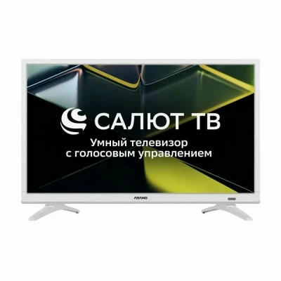Телевизор ASANO 28LH5011T, белый, SMART TV, Салют ТВ, LED, HD, 60 Гц