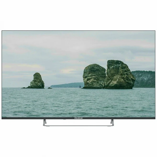 55" Телевизор POLARLINE 55PQ71STC-SM, чёрный, Ultra HD, SMART TV, QLED